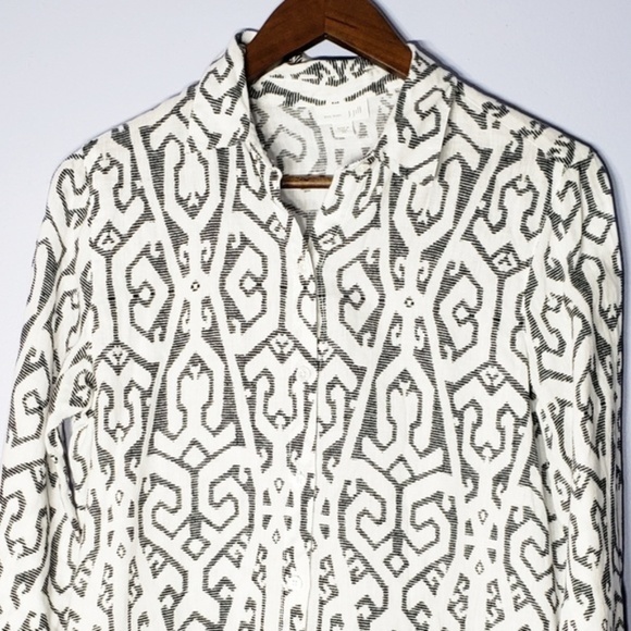 J. Jill Linen Blouse Button Down - Picture 1 of 6